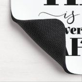 私の時間は皆の安全のためだ マウスパッド (コーナー)