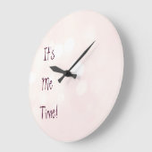 私の時間時計だ ラージ壁時計 (傾斜)