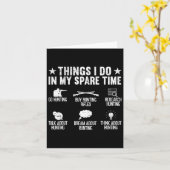 私の暇な時に行うこと鹿のおもしろい狩り カード (黄色い花)