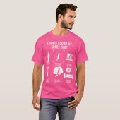 私の暇な時のアイス登山 Tシャツ (正面フル)