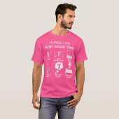 私の暇な時間で私がやることアーチェリー愛好家フー Tシャツ (正面フル)