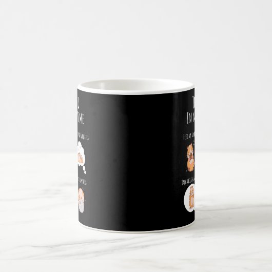 私の暇な時間で行うことハムスター甘いハムスター コーヒーマグカップ (中央)