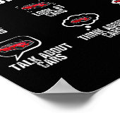 私の暇な時間で行うこと車の整備士の父親 ポスター (角)