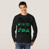 私の暇な時間で行うこと,ゲーマーVideoga Tシャツ (正面フル)