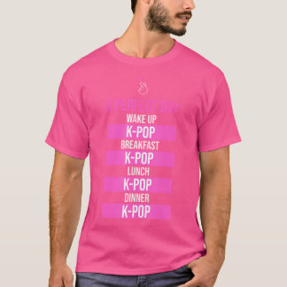 私の暇な時間に行うことクールKpop Merch K-ポップ・アートの Tシャツ