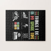 私の暇な時間に行うこと – MTBマウンテンバイク ジグソーパズル (横)