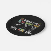 私の暇な時間に行うこと – MTBマウンテンバイク ペーパープレート (アングル)