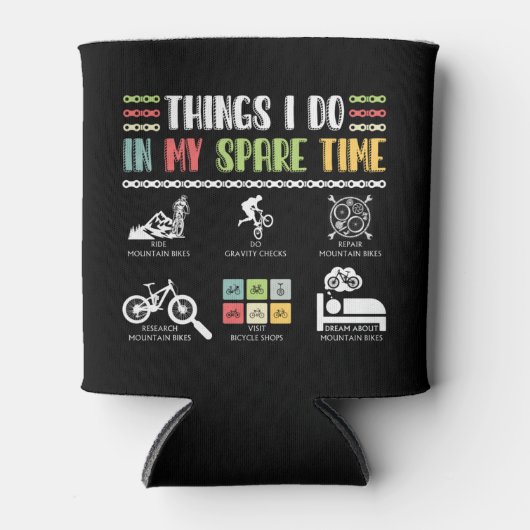 私の暇な時間に行うこと – MTBマウンテンバイク 缶クーラー (正面)