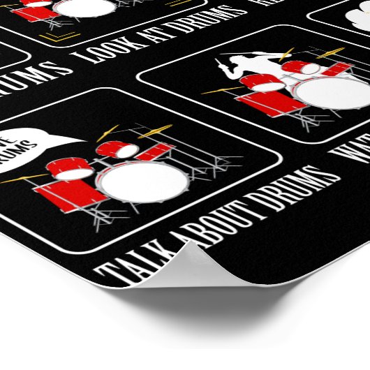 私の暇な時間のドラマーミュージシャンで行うこと ポスター (角)