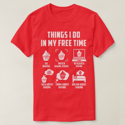 私の暇な時間の時計のトークバー考えキン Tシャツ (デザイン正面)
