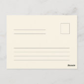 私の暇な時間の植物生活でやること ポストカード (裏面)