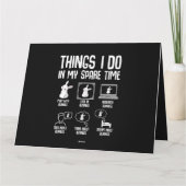 私の暇な時間の過ごし方 ウサギちゃん カード (裏面)