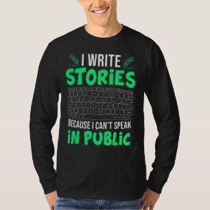 私の書話は本の著者の作家Grを話できない Tシャツ