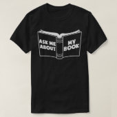 私の書Boについ頼ての出版された作家作家 Tシャツ (デザイン正面)