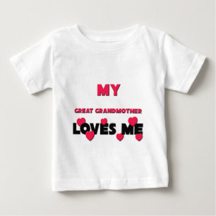 私の曾祖母は私を愛します ベビーTシャツ