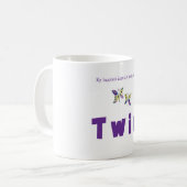 私の最も幸せな日は私の対のマグによって過ごされます コーヒーマグカップ (正面左)