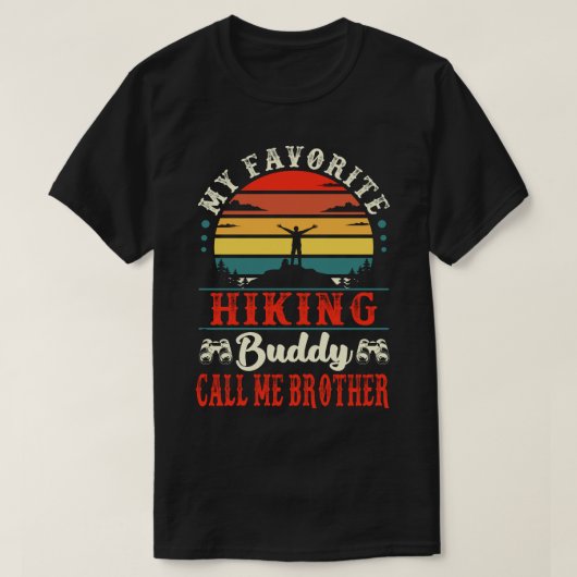 私の最も愛するハイキング仲間 兄貴と呼べ ヴィンテージ Tシャツ (デザイン正面)