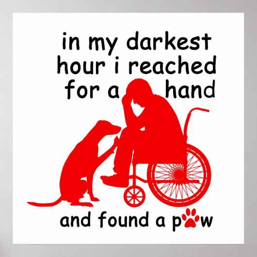 私の最も暗い時間に手を伸ばして見つけた ポスター (正面)