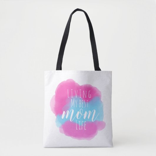 私の最も最高のなお母さんの生命トートバック住んでいます! トートバッグ (正面)
