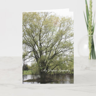 私の最も深い悔やみや弔慰 カード