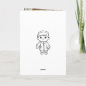 私の最も甘いベビーハッピーバースデーには、ラブカード カード (裏面)