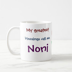 私の最も素晴らしい恵みは私をNoniのコーヒー・マグと電話します コーヒーマグカップ