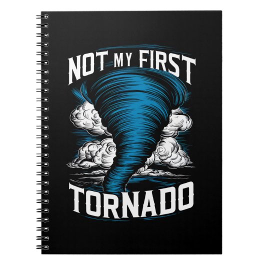 私の最初のおもしろいトルネードレトロストームチェザーではない ノートブック (正面)
