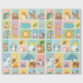 私の最初のアルファベットABC動物 ラッピングペーパー (フラット)