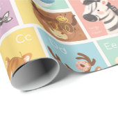 私の最初のアルファベットABC動物 ラッピングペーパー (ロールコーナー)