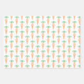 私の最初のイースターニンジンのギフトラップ ラッピングペーパーシート (正面3)