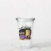 私の最初のキャンプ |ハロウィンキャンプ アクリルタンブラー (裏面)