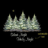 私の最初のクリスマスの名カスタマイズ前の聖夜 セラミックオーナメント