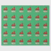 私の最初のクリスマスドライビングトインデア ラッピングペーパー (フラット)