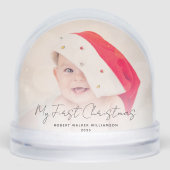 私の最初のクリスマスベビーとママの写真カスタム (正面)