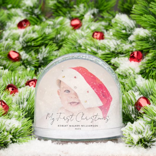 私の最初のクリスマスベビーとママの写真カスタム (クリスマス)