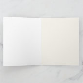 私の最初のクリスマスベビー名PHOTOリース休日 カード (内部)