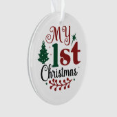 私の最初のクリスマス オーナメント (正面)