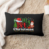私の最初のクリスマス ランバークッション (ブランケット)