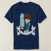 私の最初のコミュニオンギフトキッズソンボーブルネットクネ Tシャツ (デザイン正面)
