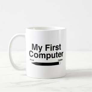 私の最初のコンピュータコーヒーマグ コーヒーマグカップ