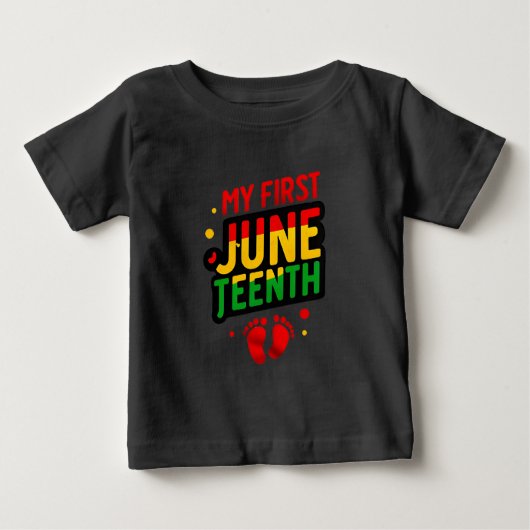 私の最初のジューンティーサブ ベビーTシャツ (正面)