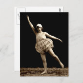 私の最初のダンスリサイタル ポストカード (正面/裏面)