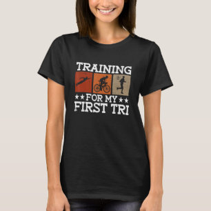 私の最初のトライアスロンの訓練Tri Tシャツ