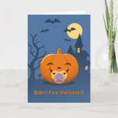 私の最初のハロウィーンおしゃぶり カード (正面)