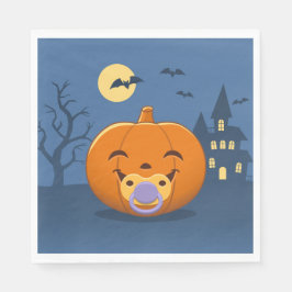 私の最初のハロウィーンおしゃぶり スタンダードランチョンナプキン