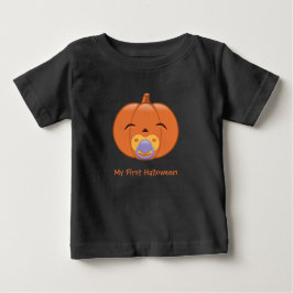 私の最初のハロウィーンおしゃぶり ベビーTシャツ