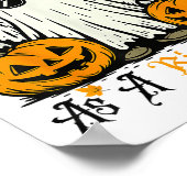 私の最初のハロウィーンの兄の幽霊カボチャ ポスター (角)