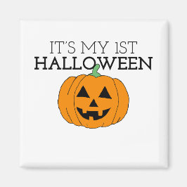 私の最初のハロウィーン私の最初のハロウィンカボチャ マグネット
