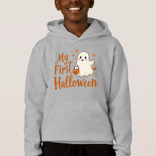私の最初のハロウィーン – かわいい幽霊デザイン子供 (正面)