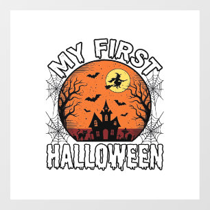 私の最初のハロウィーン ヴィンテージ トドラーのためのTシャツ デザイン_1 ウィンドウサイン